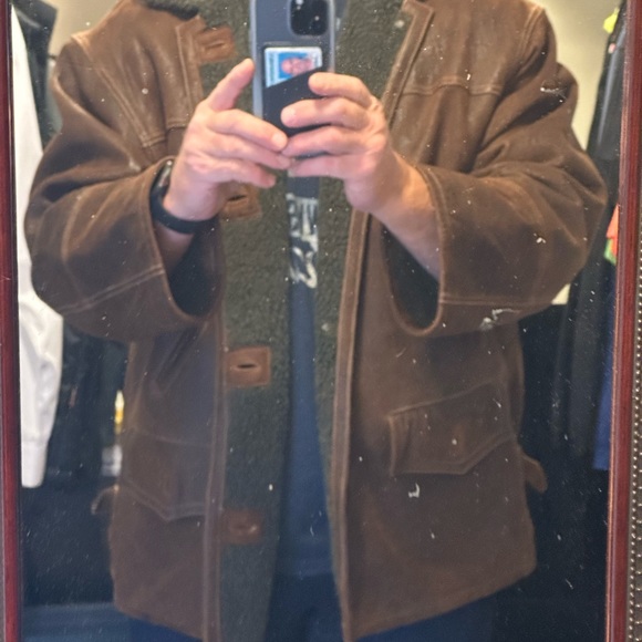 New River leather trench coat - Picture 1 of 6